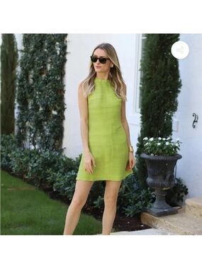 ISO XS Baby Jane Dress in Chartreuse, Pink, Pistachio, or Red